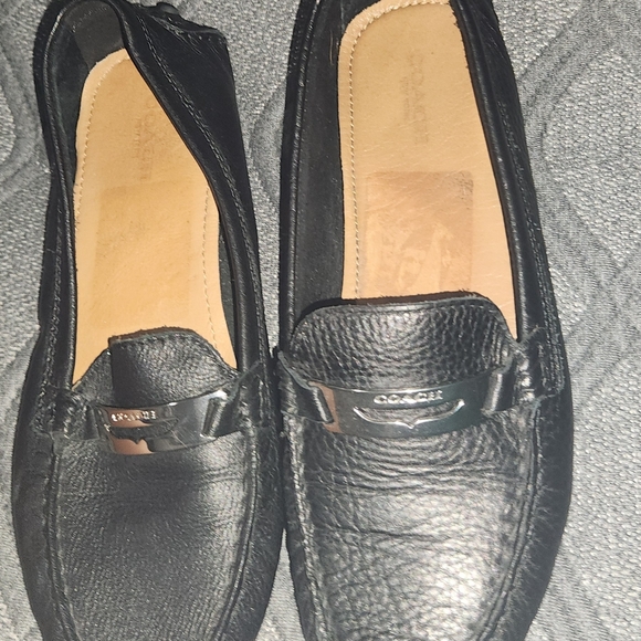 COACH NOLA PEBBLE GRAIN LEATHER SIZE 7 WORN A HANDFUL OF TIMES - Picture 6 of 12